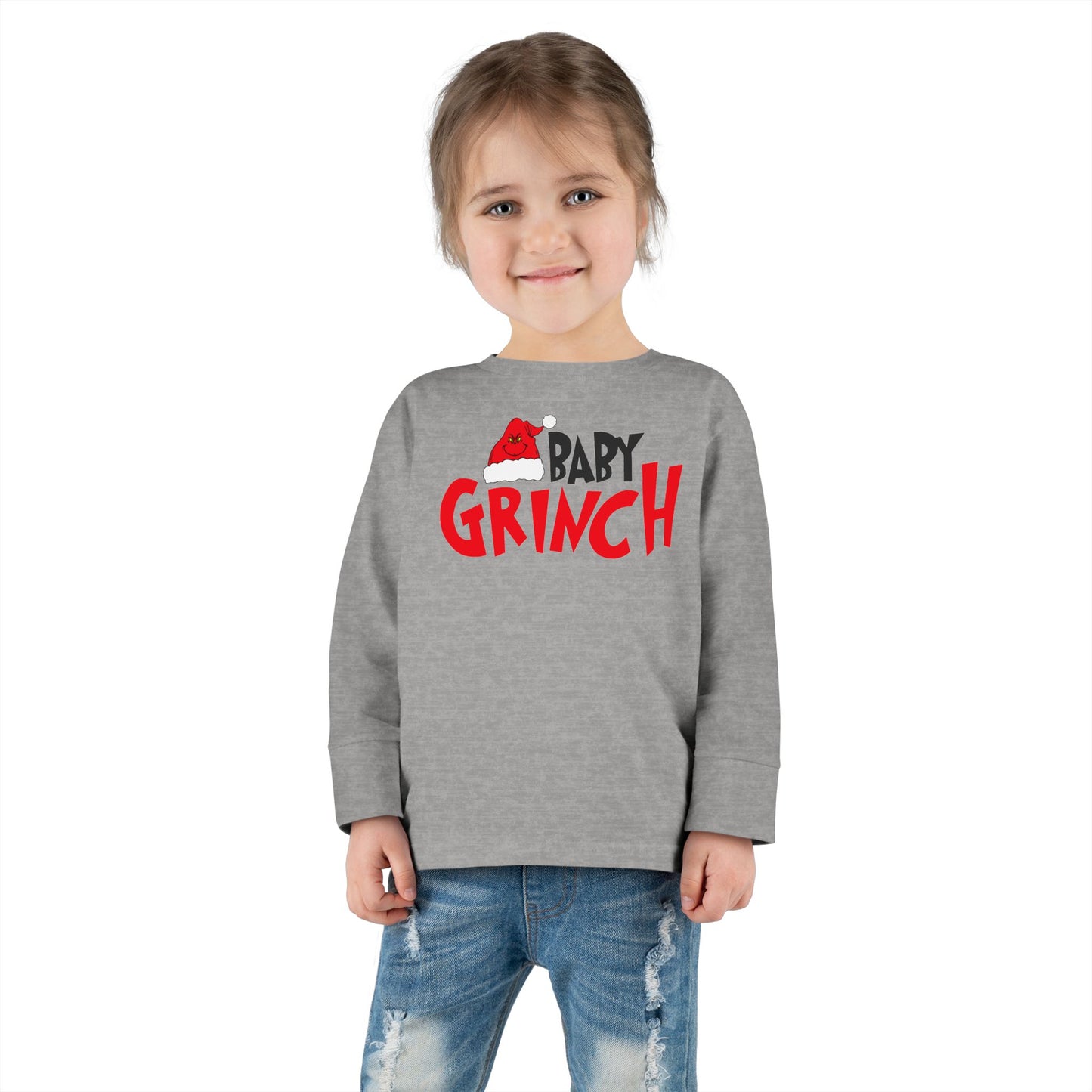 Baby Grinch - Toddler Long Sleeve Tee