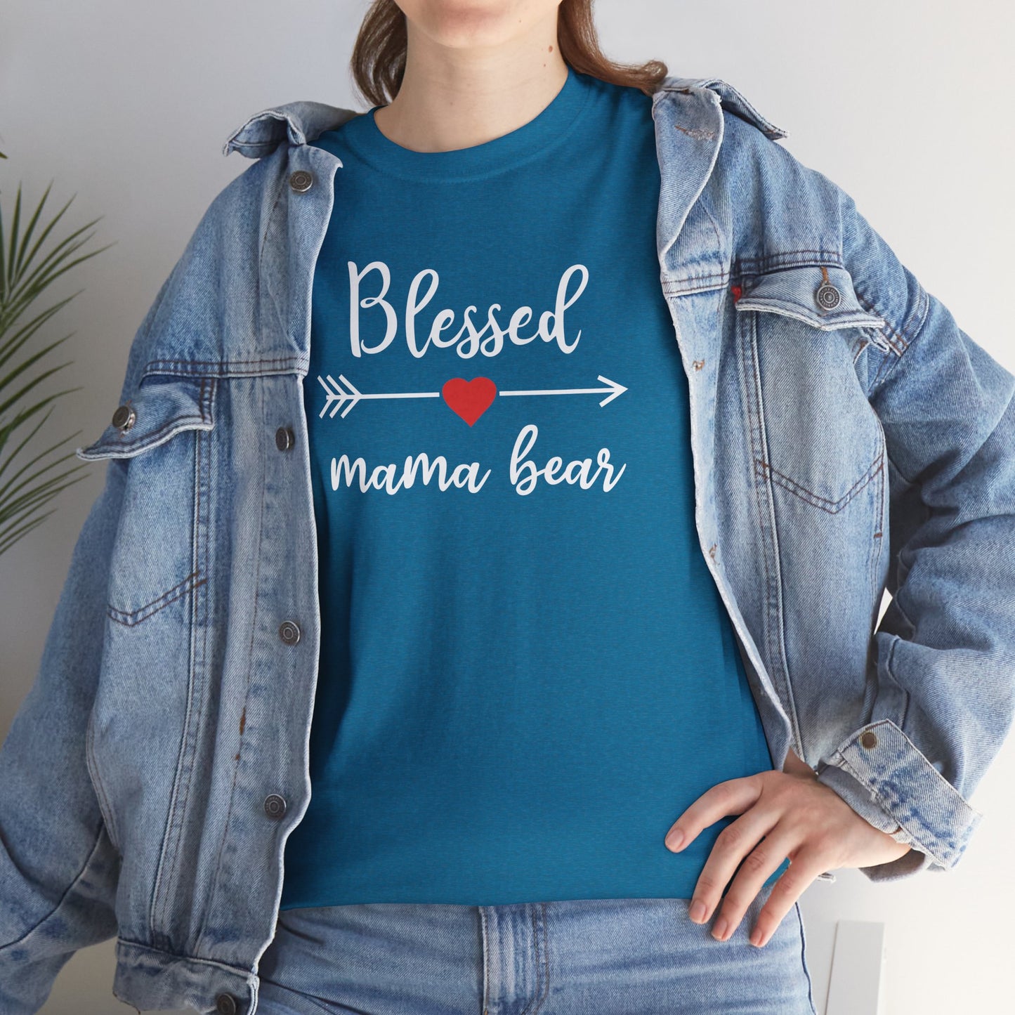 Blessed Mama Bear T-Shirt, Mom Gift, Mother's Day Shirt, Family Apparel, Cute Tee