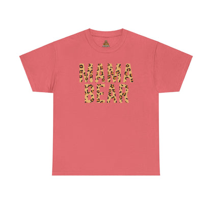 Animal Print Mama Bear T-Shirt, Bear Print Tee, Family Bear Shirt, Cute Animal Graphic Tee, Mother's Day Gift