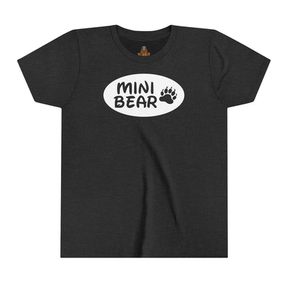 Mini Bear Youth, Matching Family Shirts, Kids T-Shirt, Cute Children's Top, Family Outfit, Bear Lover Gift