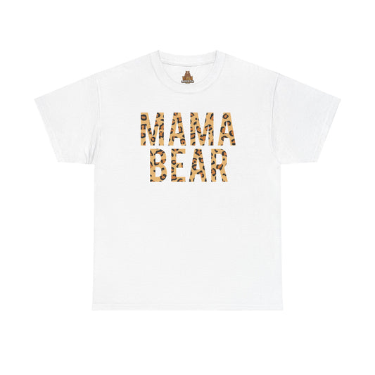 Animal Print Mama Bear T-Shirt, Bear Print Tee, Family Bear Shirt, Cute Animal Graphic Tee, Mother's Day Gift