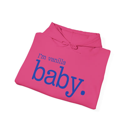 Vanilla Baby Hooded Sweatshirt - Unisex, Cozy Pullover, Warm Jumper, Comfy Top, Gender Neutral, Vanilla Lovers Gift