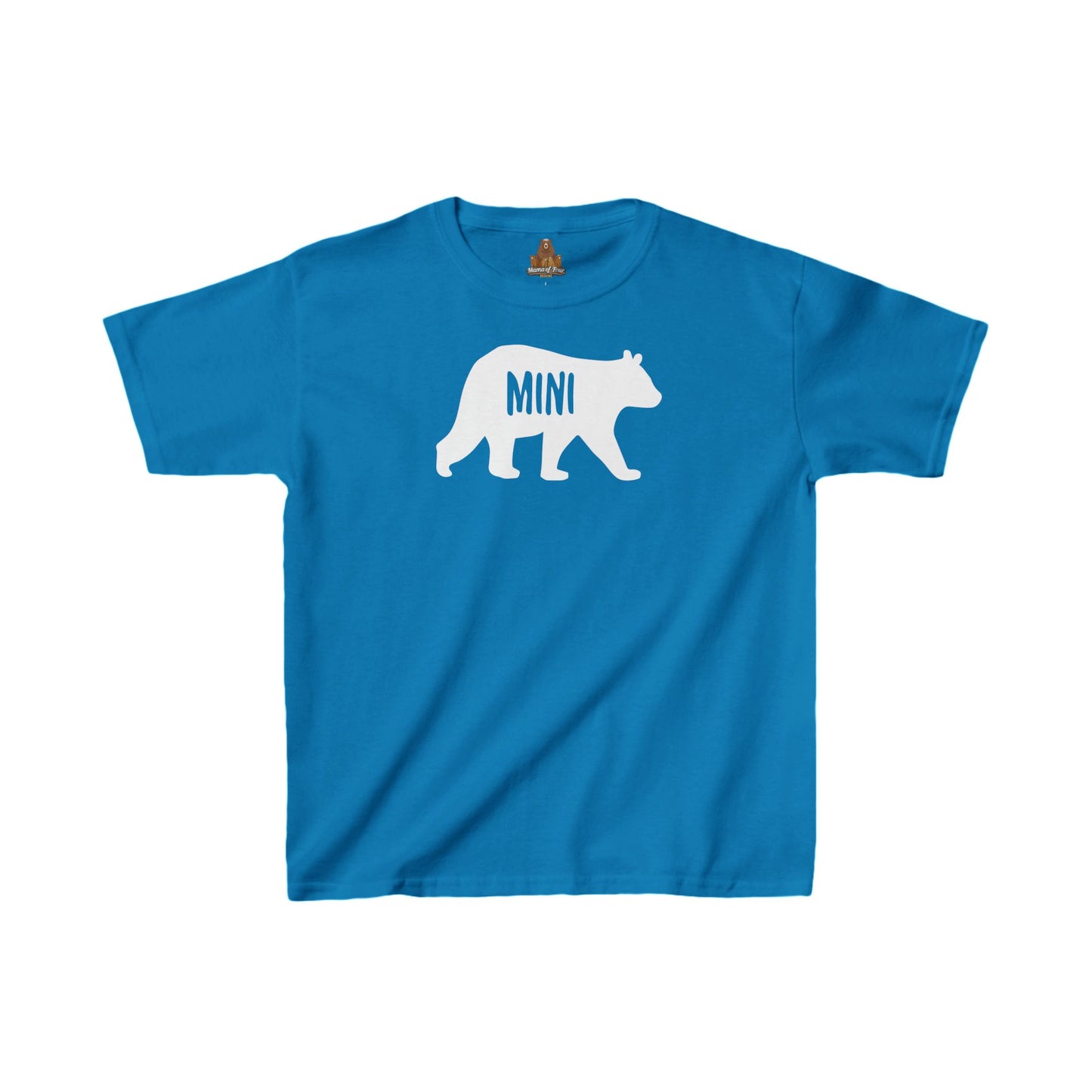 Mini Bear Kids Tshirt, Children's Tee, Cute Animal Shirt, Youth Clothing, Fun Graphic Top for Boys and Girls