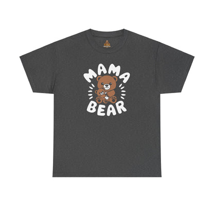 Mama Bear with a Cute Teddy Bear - T-Shirt, Mom Gift, Mother's Day Shirt, Family Apparel, Cute Tee