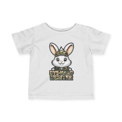 Dye-Hard Hunter Infant Tee - Cute Bunny T-Shirt for Little Outdoorsy Kids
