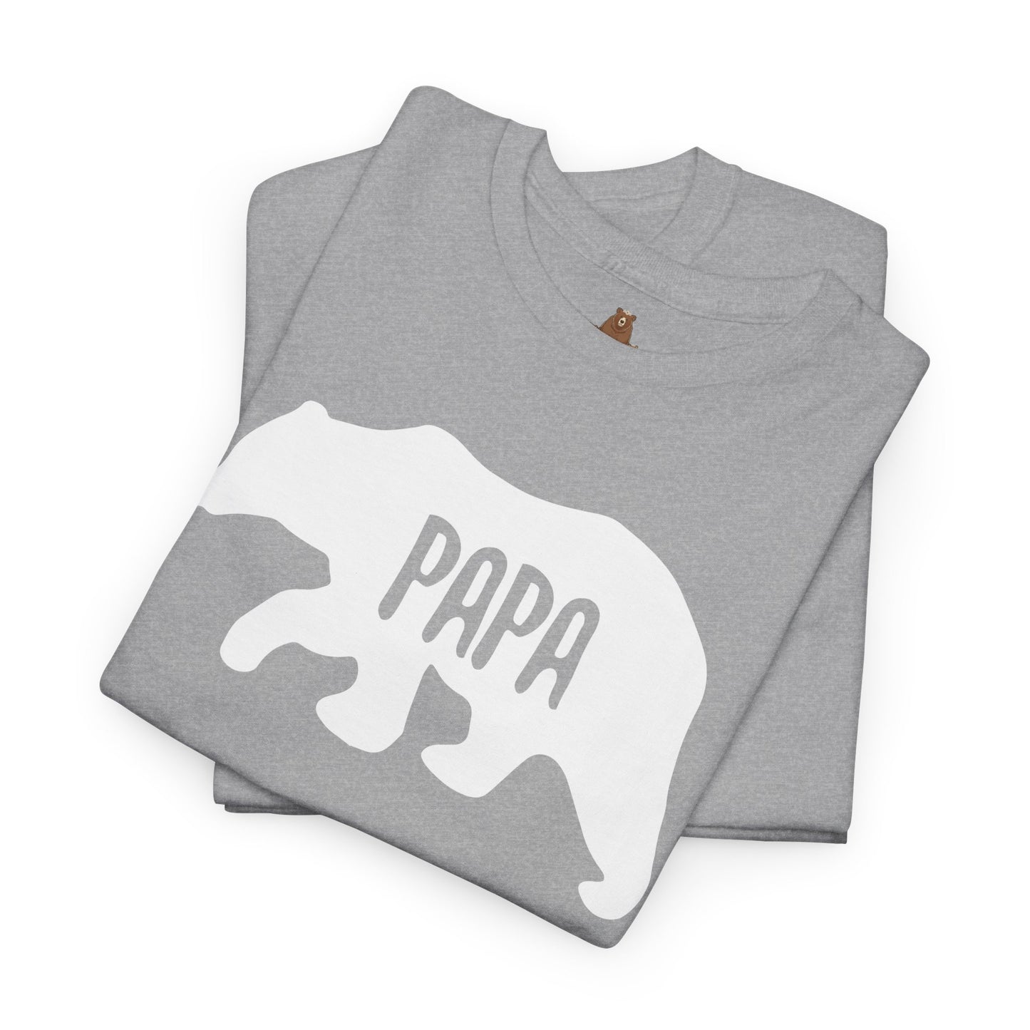 Papa Bear - Unisex Shirt - Family Matching Tee, Fathers Day Gift, Dad Bear T-Shirt, Gender Neutral Top, Bear Lover Apparel