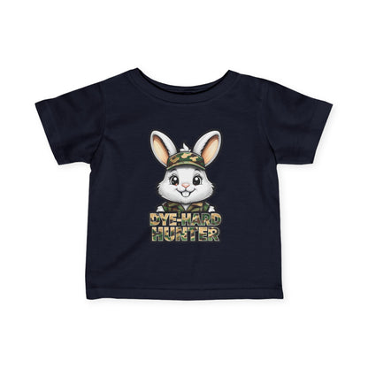 Dye-Hard Hunter Infant Tee - Cute Bunny T-Shirt for Little Outdoorsy Kids
