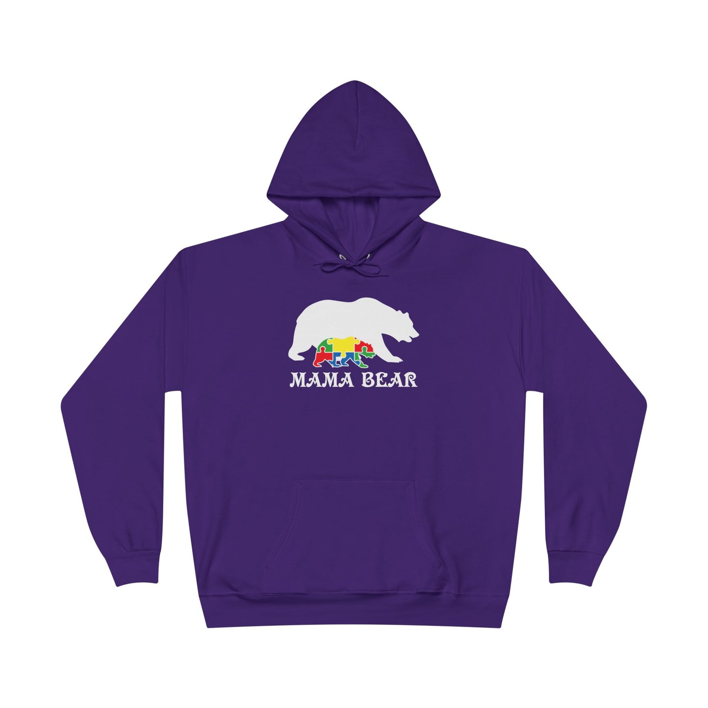 Autism Mama Bear - Pullover Hoodie Sweatshirt