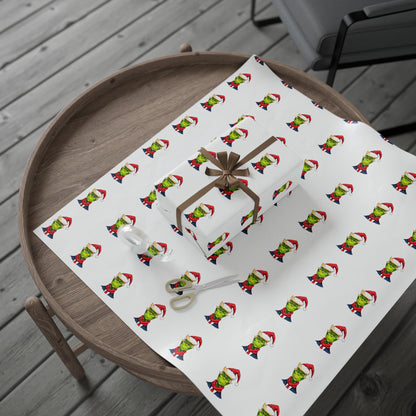 Donald Trump Wrapping Paper | Festive Donald Trump Gift Wrap for the Holidays, Unique Trump-Themed Christmas Wrap